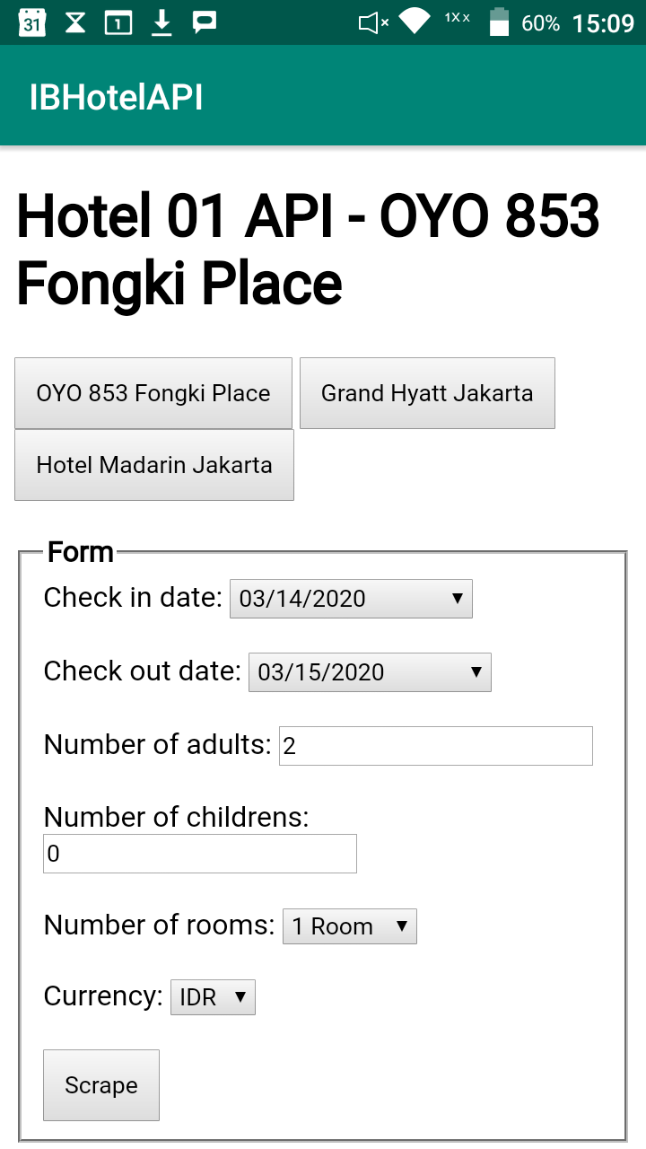 IB Hotel API
